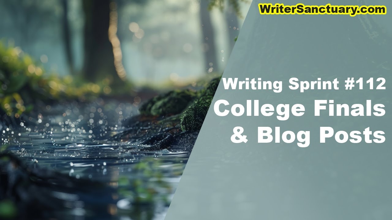 Working on Blog Posts and Finals in the Rainforest - Writing Sprint Ep. 112 ☕