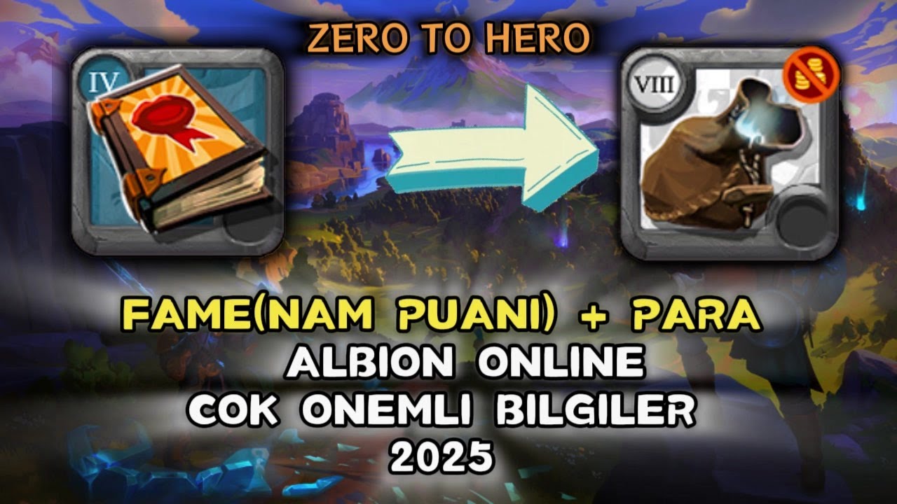 ALBİON ONLİNE ÇOK ÖNEMLİ BİLGİLER / FAME(Nam Puanı)+Para KASMAK!!