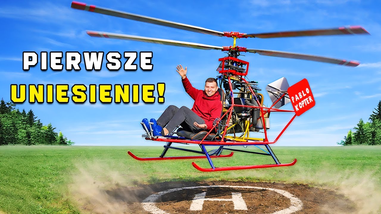 ZROBILIŚMY TO… Helikopter DIY ODERWAŁ SIĘ OD ZIEMI!