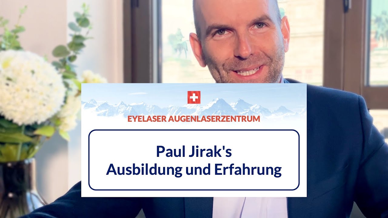 Dr Paul Jirak's Ausbildung und Erfahrung