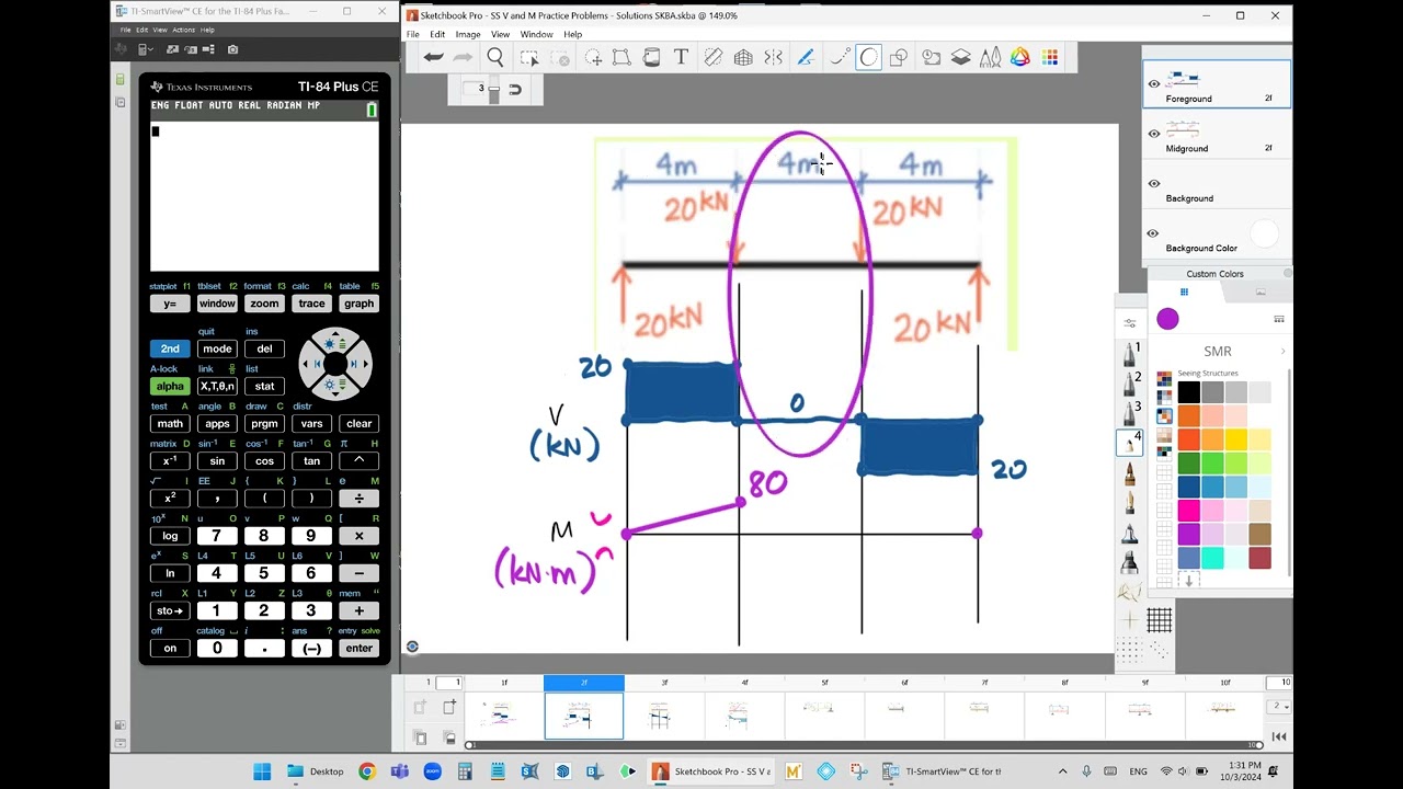 Shear and Moment Diagrams - 10 worked problems!