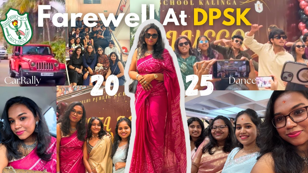 Farewell at DPS Kalinga 2025 | class 12 farewell | Hasta luego | Lolakshi Luvleen