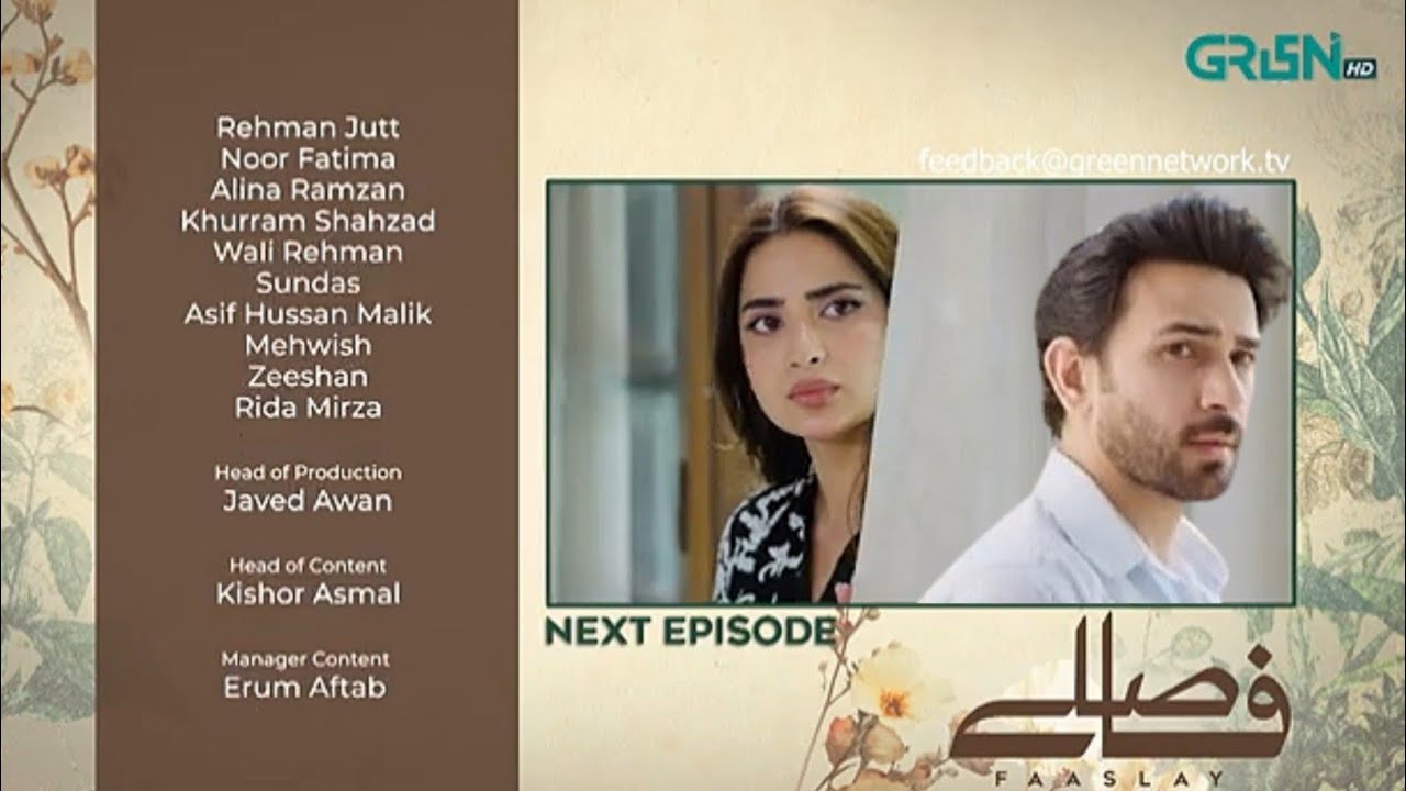 Faaslay Episode 44 Promo | Faaslay Episode 44 Teaser | Ali Ansari | Saboor Ali | Faaslay 