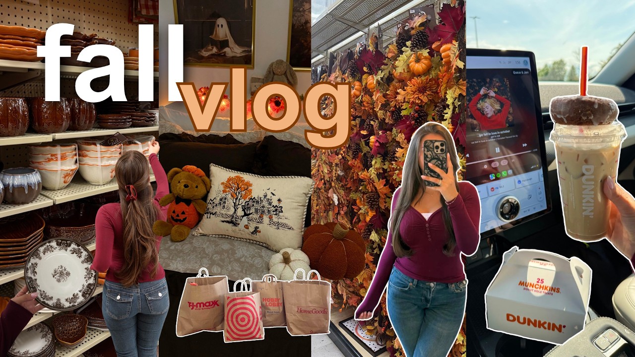 ГОТОВИМСЯ К ОСЕНИ 🍂 осенний шоппинг, распаковка и украшение спальни! | ЭП. 1