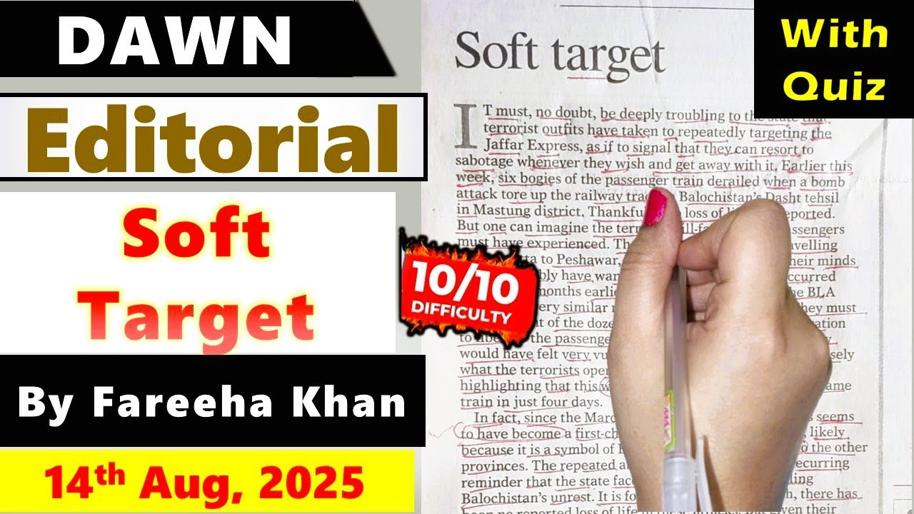 Newspaper Reading || Learn English Through Newspaper Reading || Dawn Editorial Analysis