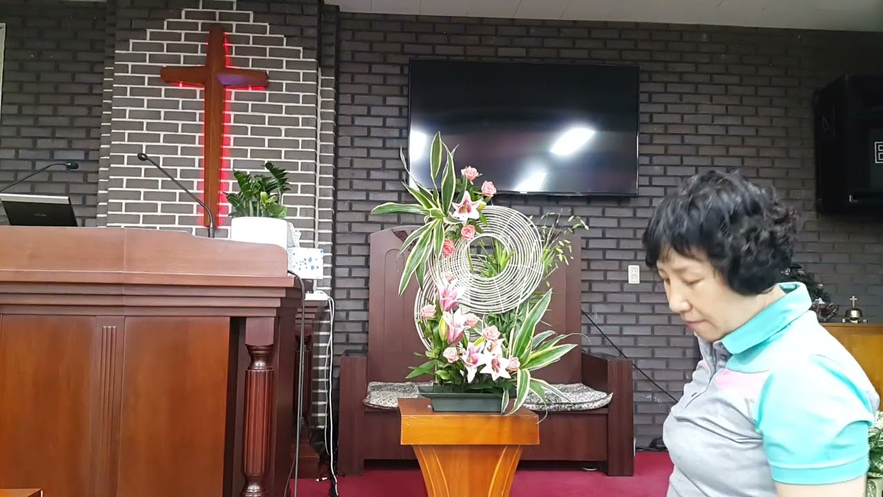 9월23일 성전 꽃꽂이