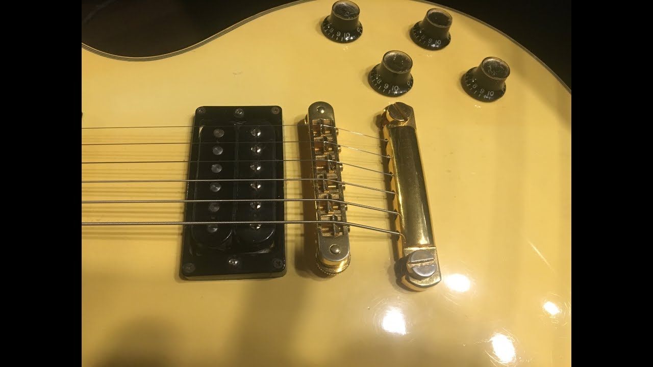 1978 Vintage Gibson Les Paul Custom 300k vs 500k pots
