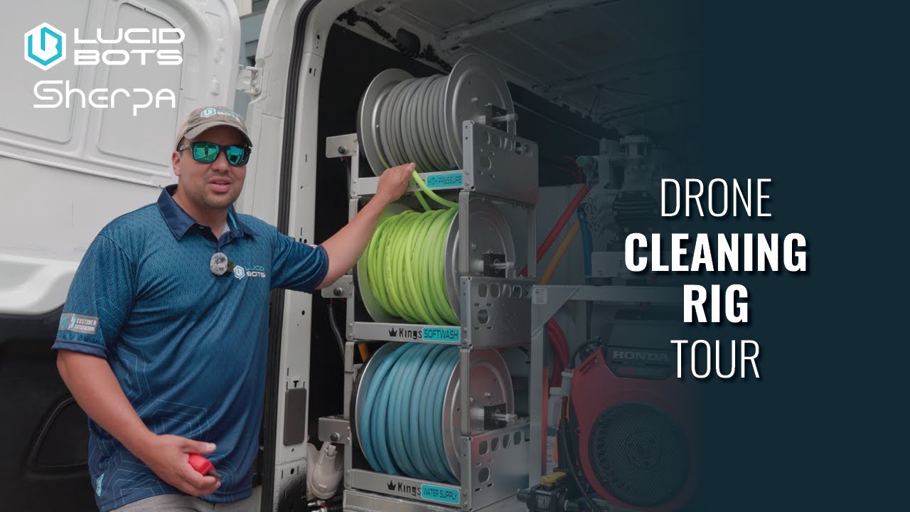 Tour A Mobile Drone Cleaning Rig | Softwash + Drone Setup Walkthrough