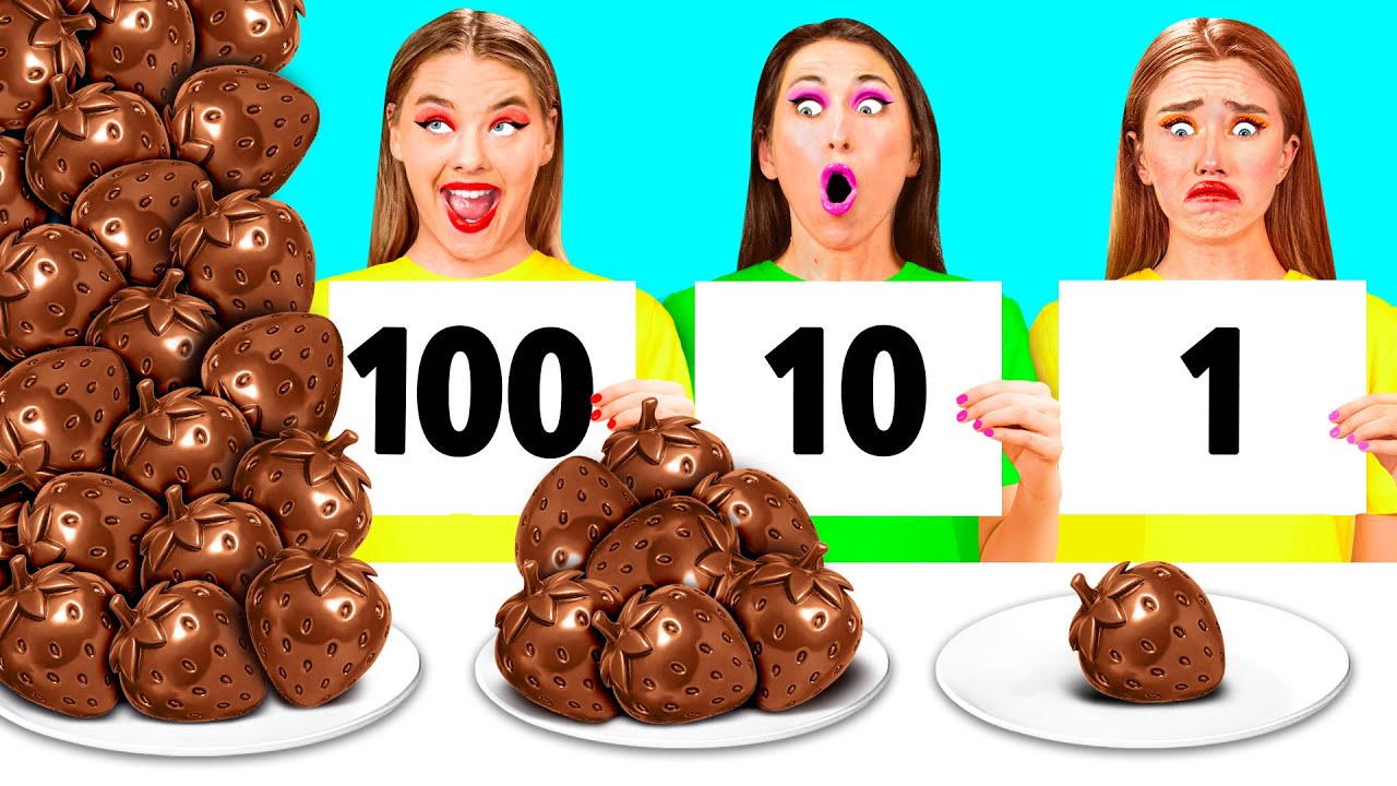 100 Слоев Еды Челлендж | Фантастическая Кулинарная Битва BaRaDa Gold Challenge