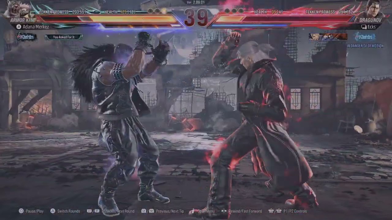 Armor King vs Dragunov (Ecks) 3-0 Low Parry 😋😁