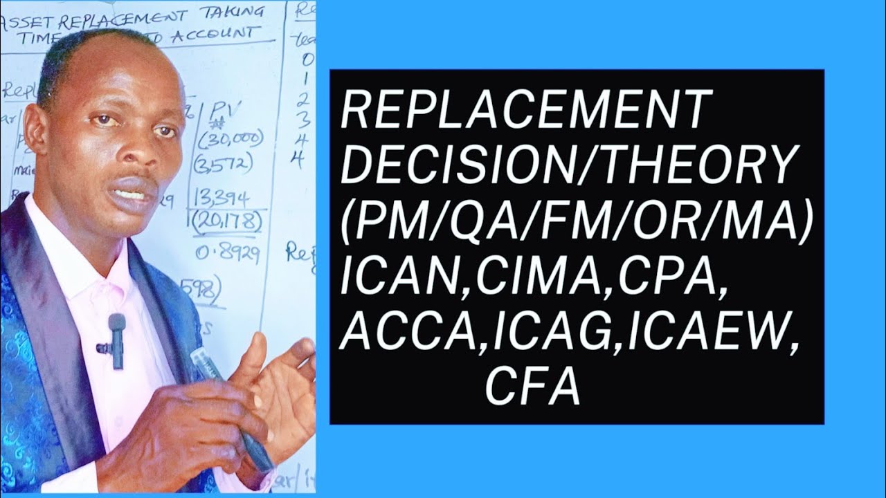 Asset Replacement Theory/Decision (Performance Management /Quantitative Analysis/Operations Research