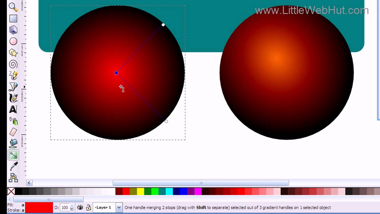 Inkscape Tutorial - Gradients: Learn A Very Useful Skill