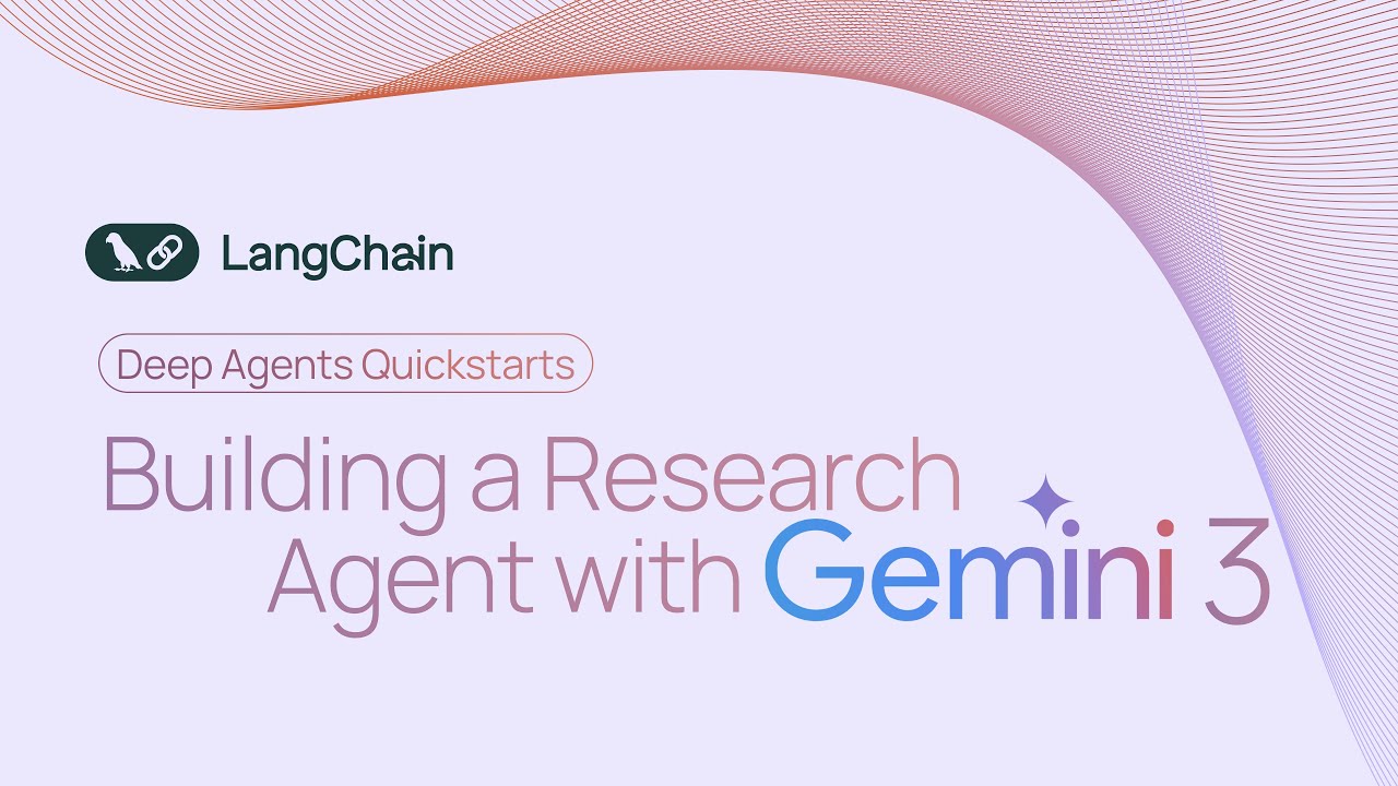 Создание исследовательского агента с помощью Gemini 3 + Deep Agents