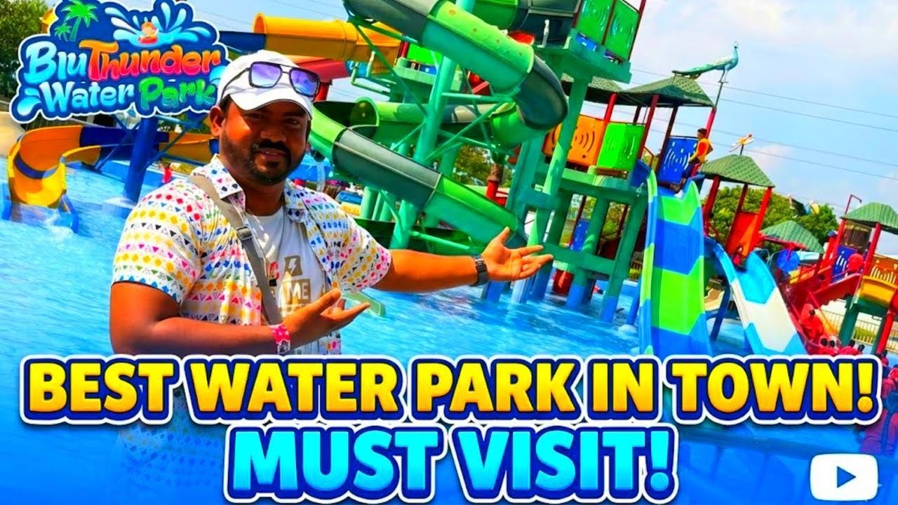 BLUE THUNDER WATER PARK 💥🏊🏻‍♀️🧗🏻‍♀️|| BIBI NAGAR || TEAM OUTING  