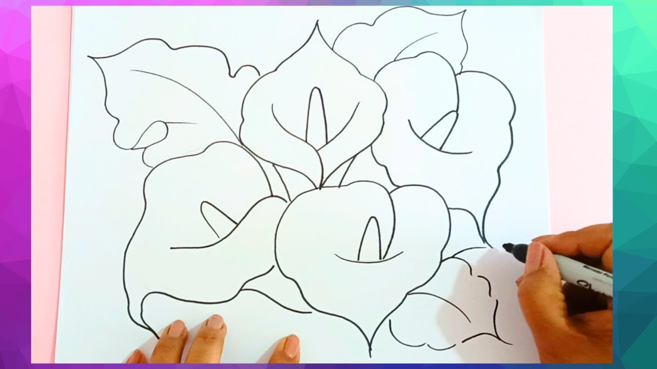 Flor Dibujo / C&oacute;mo Dibujar Flores