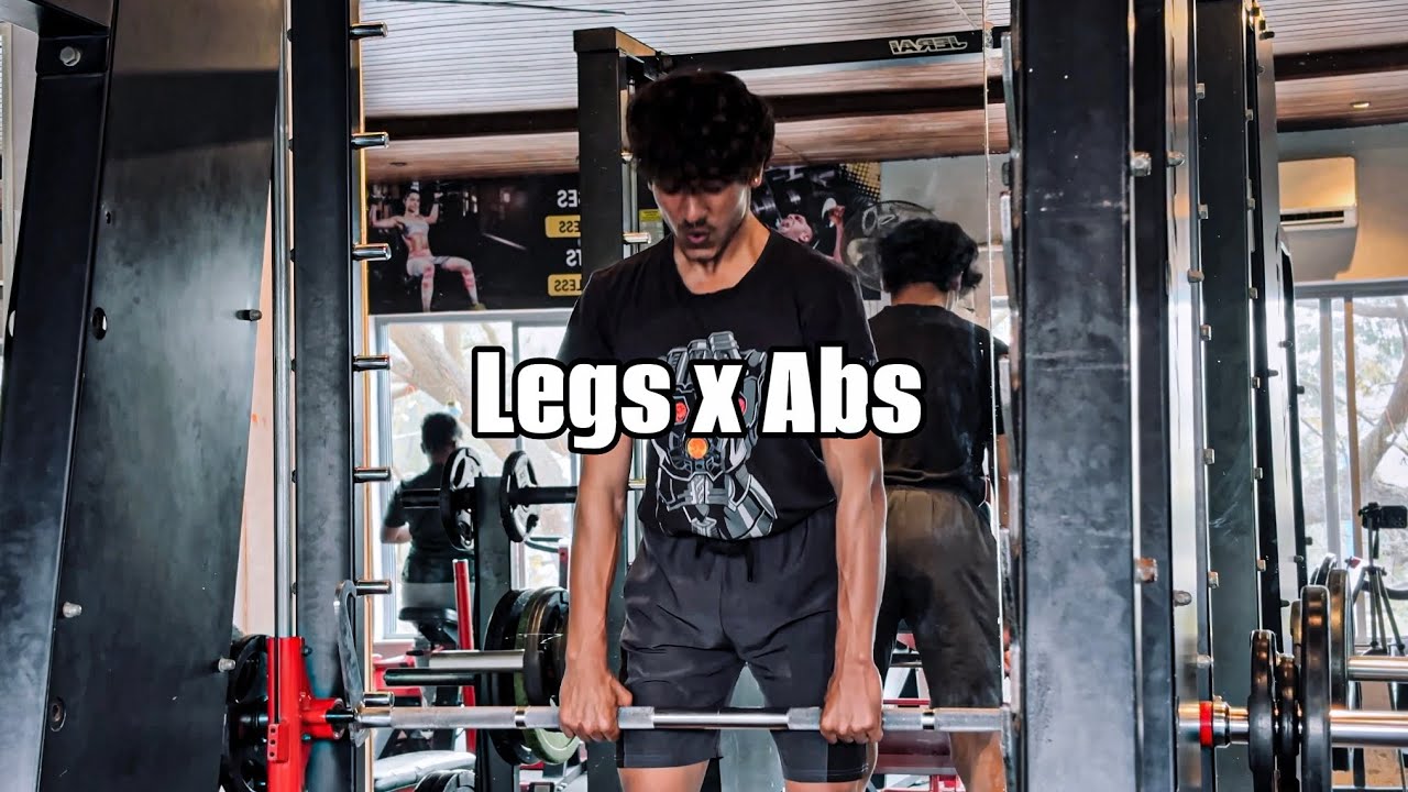 Complete Leg Day + Abs Routine (Gym Workout for Mass)