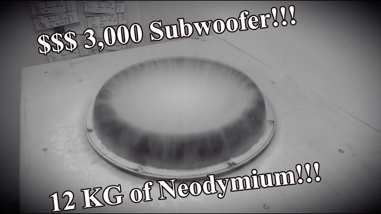$$$ 3,000 Subwoofer!!! 12 KG of Neodymium!!!