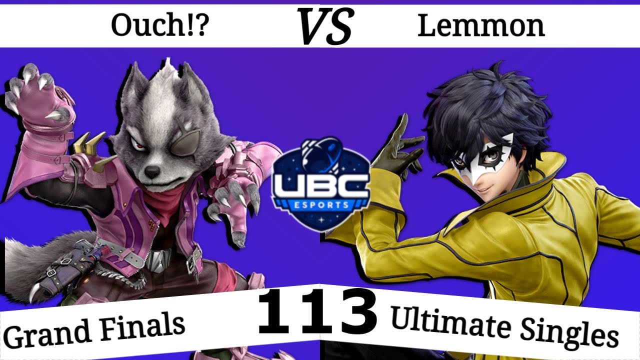 UBC Weekly #113 - GRAND FINALS - Lemmon (Joker) Vs. Ouch!? (Wolf) - SSBU