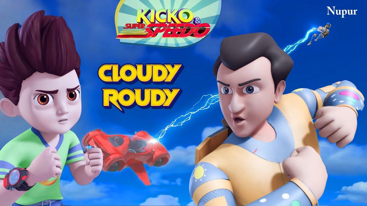 Cloudy Rowdy 🌪️ ने गिराई Suncity पर ⚡ बिजली I Moral Stories In Hindi I Kicko And Super Speedo