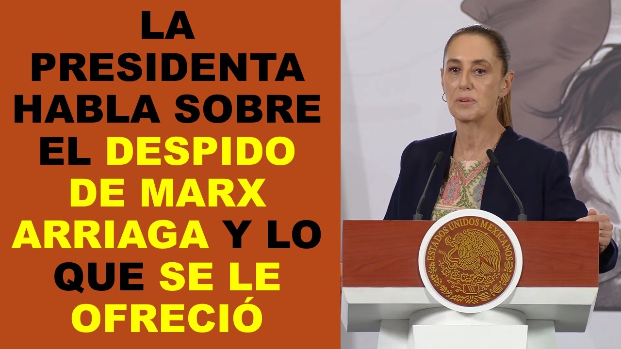 Soy Docente: LA PRESIDENTA HABLA SOBRE EL DESPIDO DE MARX ARRIAGA Y LO QUE SE LE OFRECIÓ