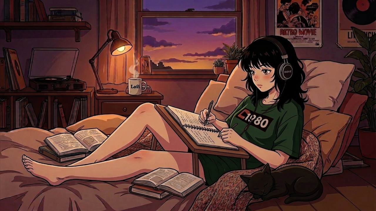 ［playlist］City Lights& Unfinished notes. Lofi beats to study to📚