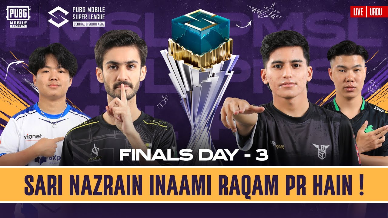 [URDU] 2024 PMSL CSA Finals Day 3 | FALL | Sari nazrain inaami raqam pr hain !