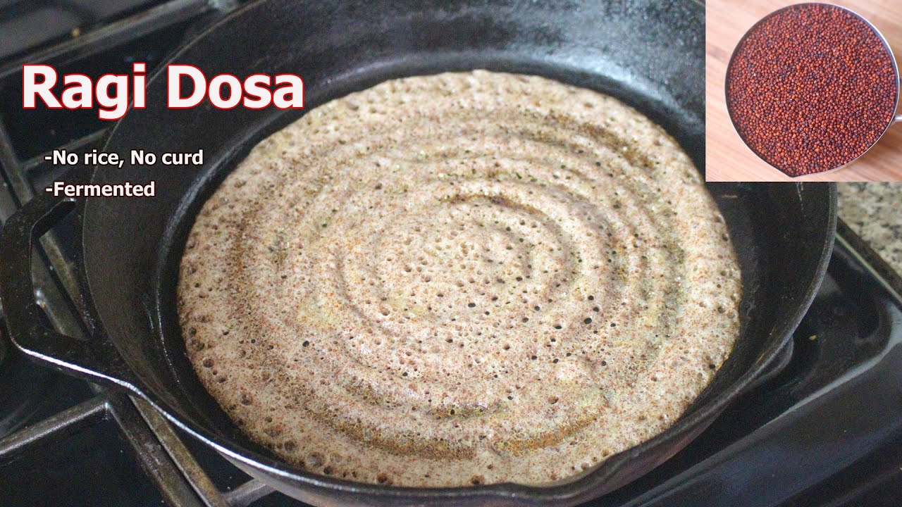 Ragi Dosa | How To Make Ragi Dosa | FInger Millet Dosa | Nachni Dosa