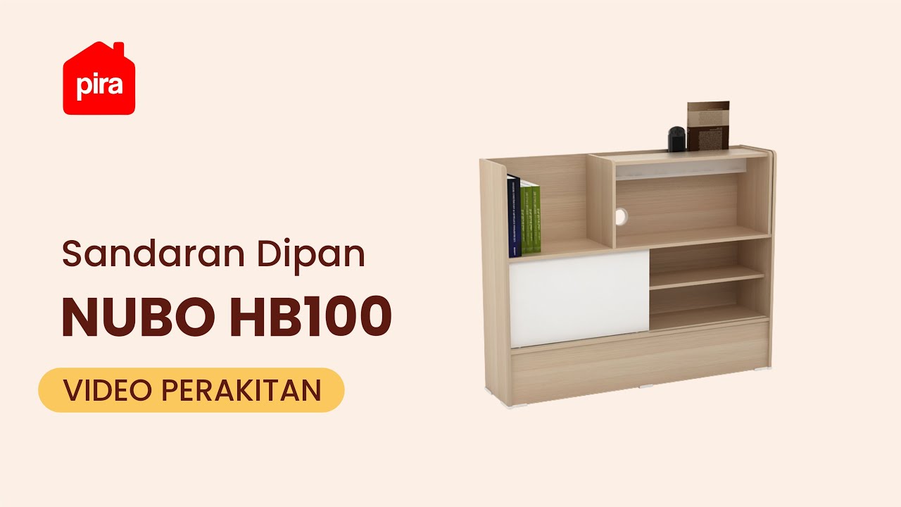 Tutorial Perakitan PIRA - NUBO HB100 Headboard/ Sandaran Kasur / Dipan / Headboard Dipan dengan Rak
