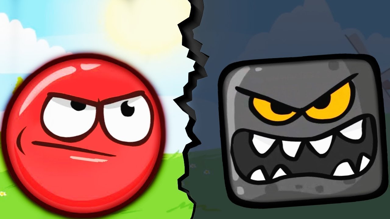 красный шарик против злых квадратов #1 прохождение 1-8 уровень red ball 4
