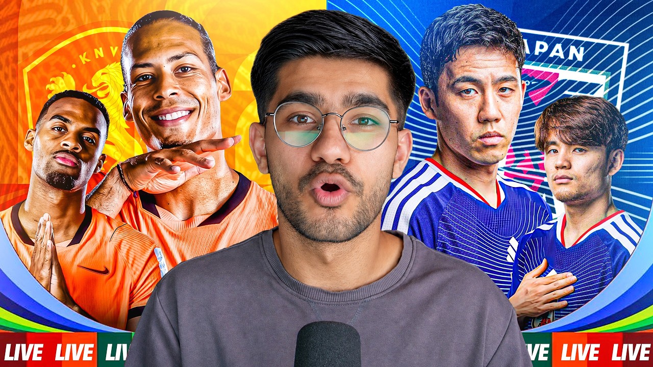 Netherlands vs Japan World Cup 2026 WATCHALONG LIVESTREAM