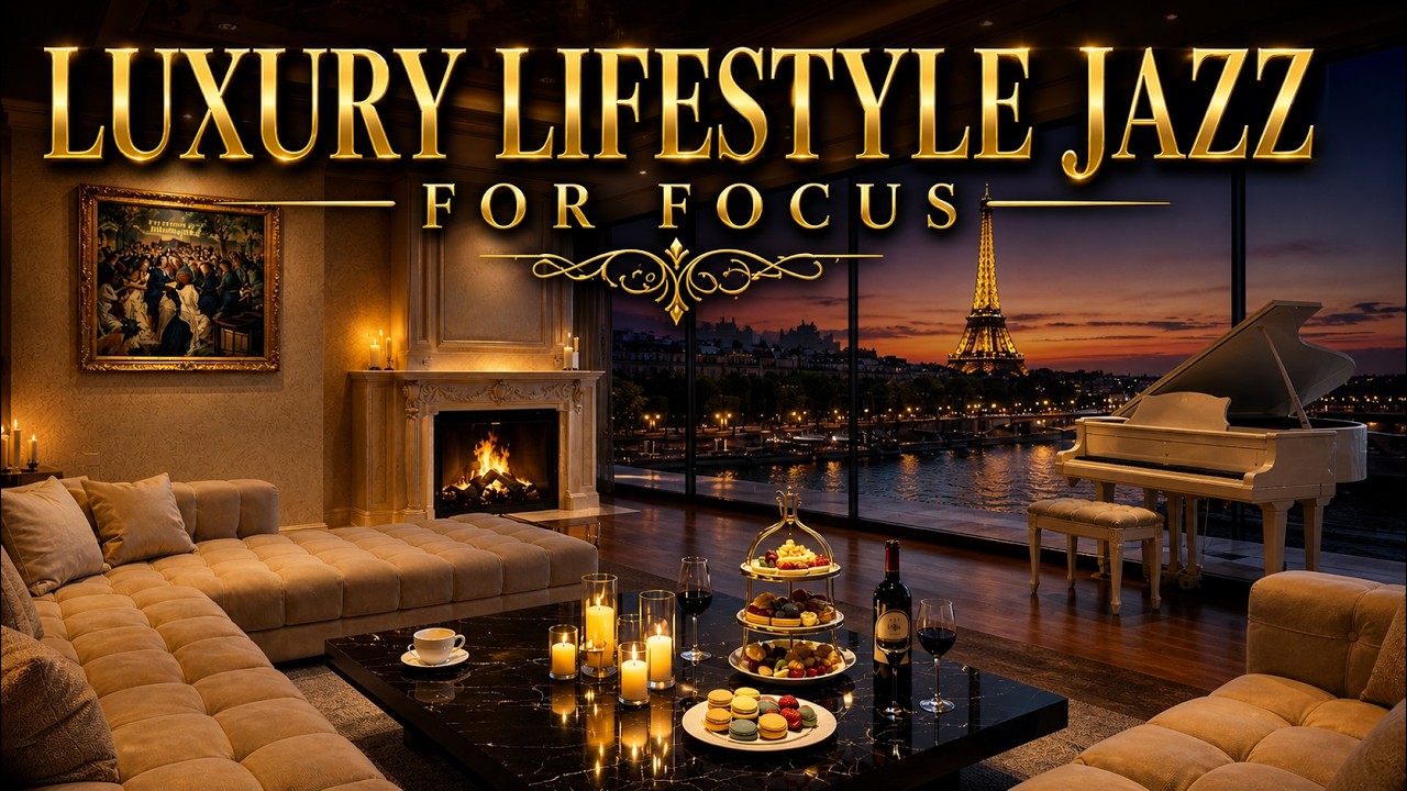 Powerful Night Jazz in Paris – No Distractions, Just Pure Deep Focus Energy
