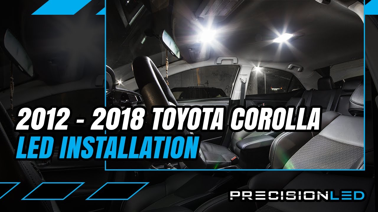 Toyota Corolla LED Interior lights Upgrade - 11th Gen | 2012+