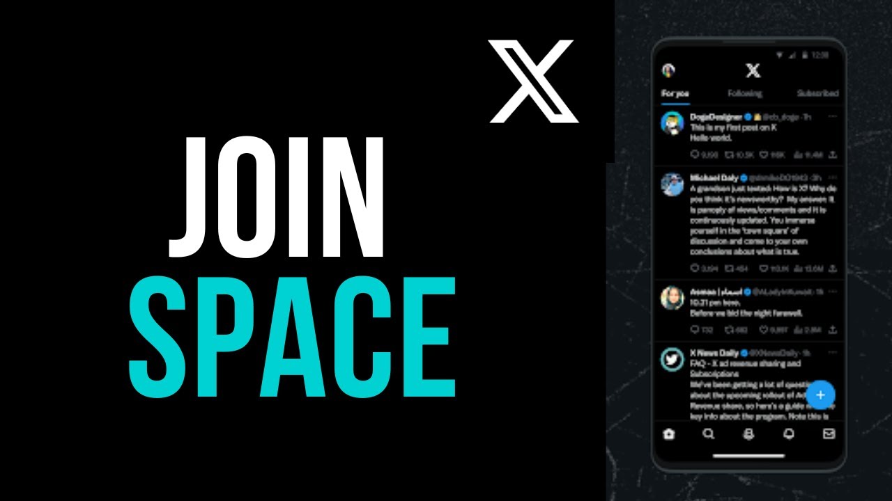 How to Join Space On X (Twitter) 2025?