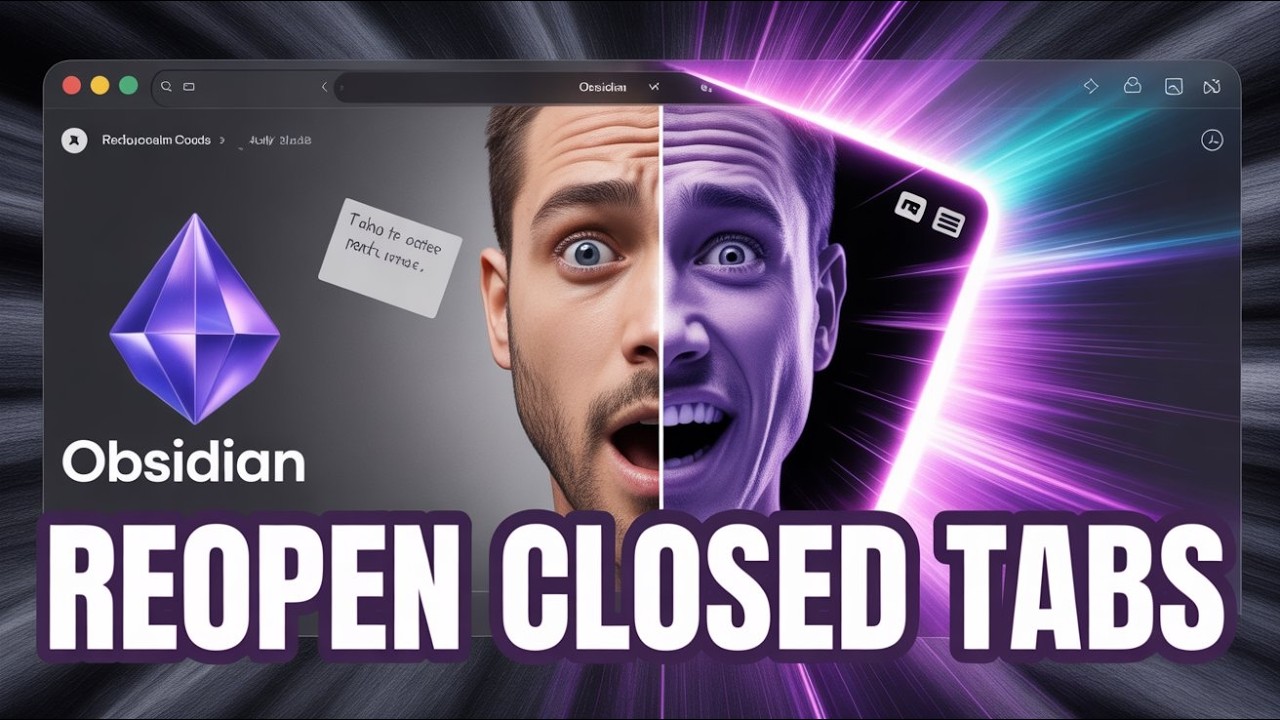 Reopen Closed Tabs In Obsidian [Shortcut]