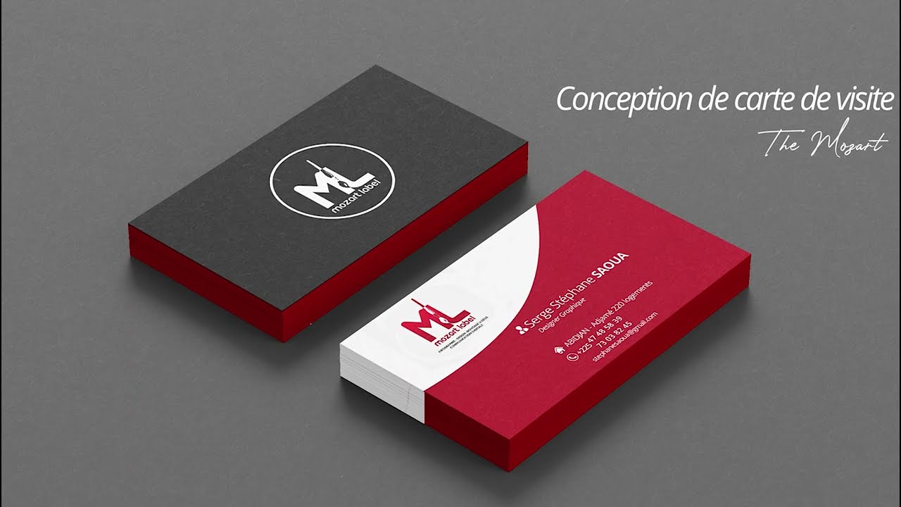 [Tuto Photoshop] conception de carte visite simple