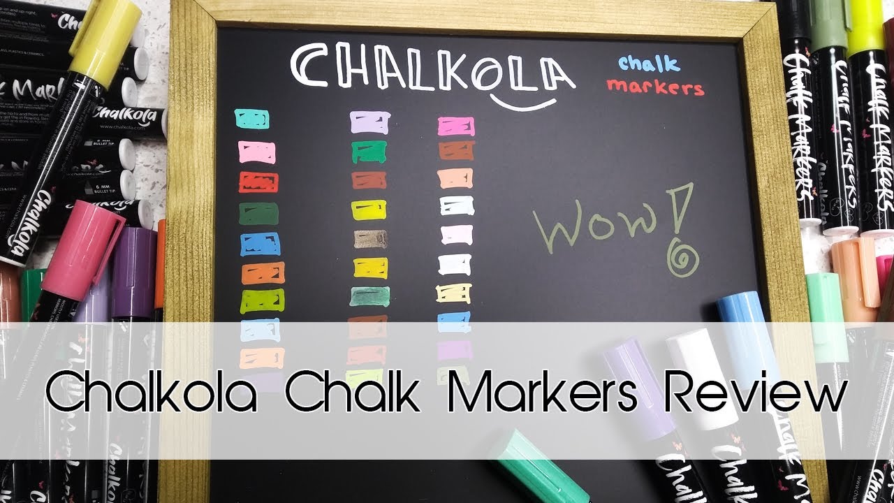Chalkola Chalk Markers Review