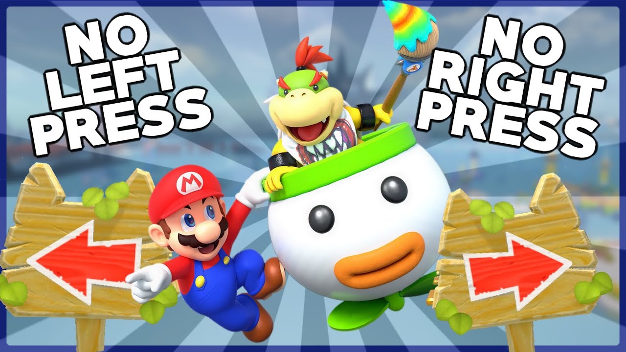 Is it possible to beat Bowser's Fury WITHOUT PRESSING LEFT or RIGHT?