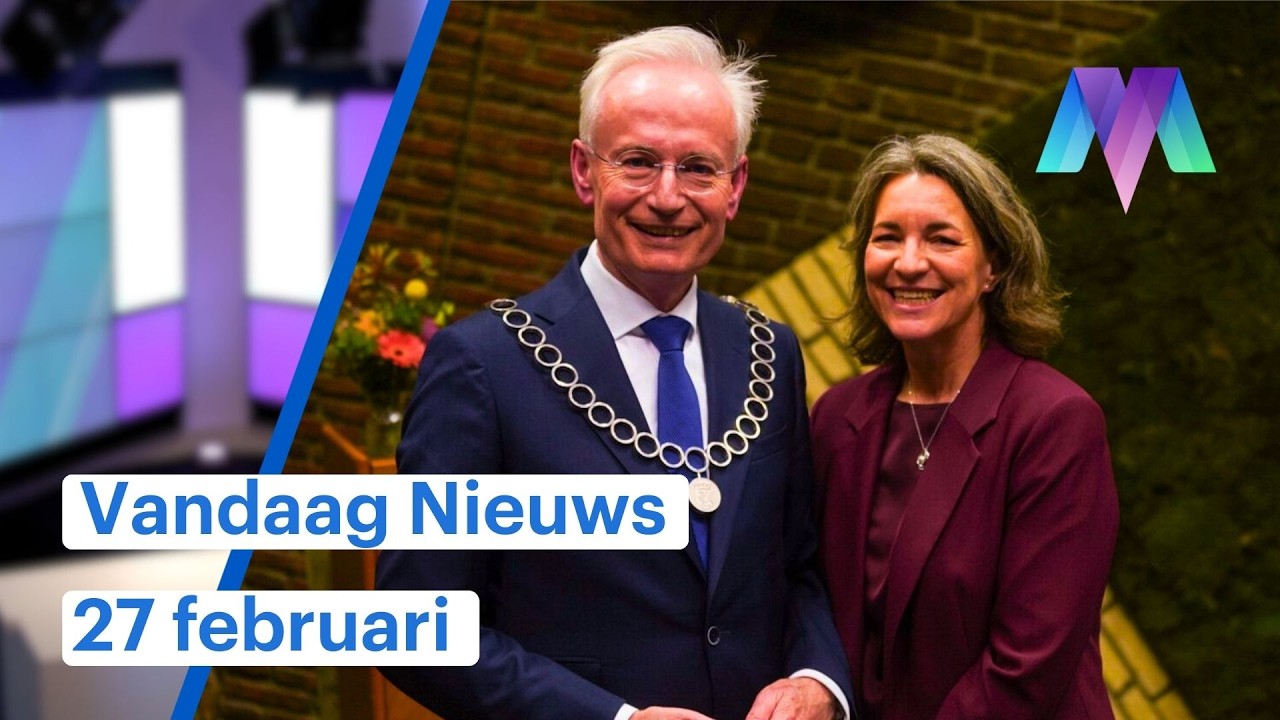 Vandaag Nieuws: Hans Verheijen officieel beëdigd voor tweede termijn als burgemeester