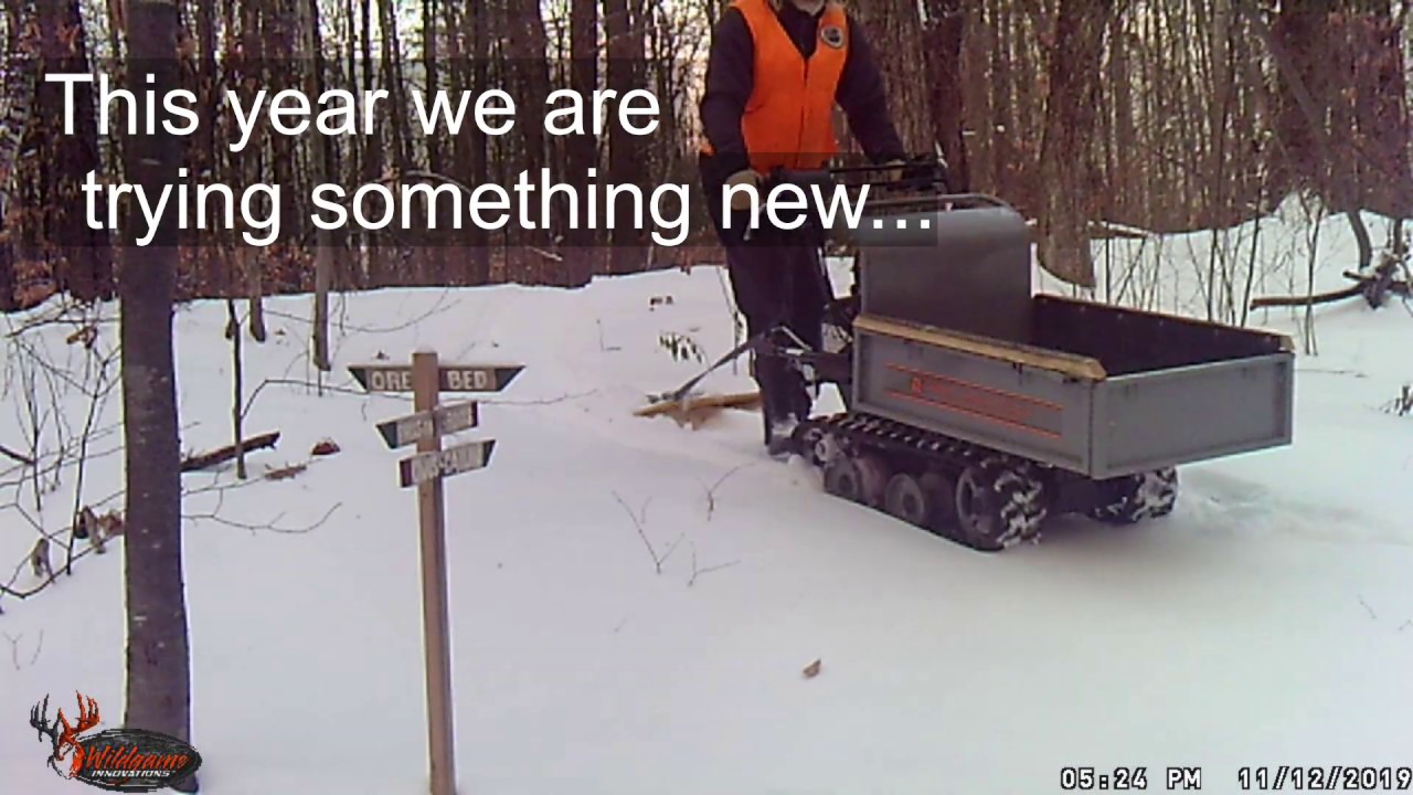 Fat Bike Trail Grooming with a Power Cart