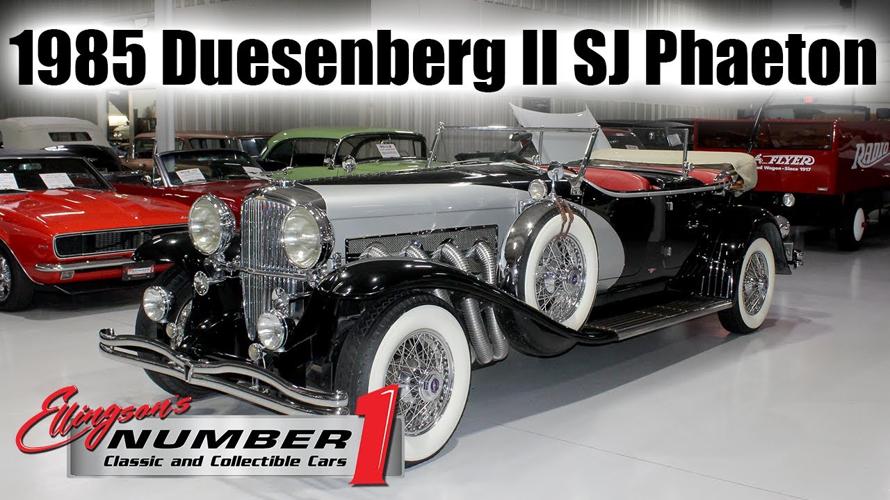 1985 Duesenberg II SJ Dual Cowl Phaeton - FOR SALE at Ellingson Motorcars in Rogers, MN