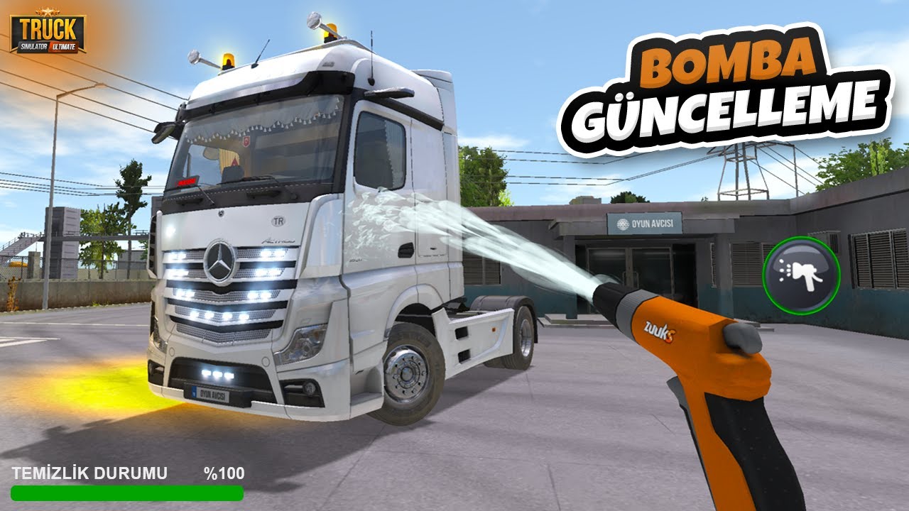 Kamyonumuzu Kendimiz Yıkıyoruz / YENİ EFSANE GÜNCELLEME !!! Truck Simulator Ultimate