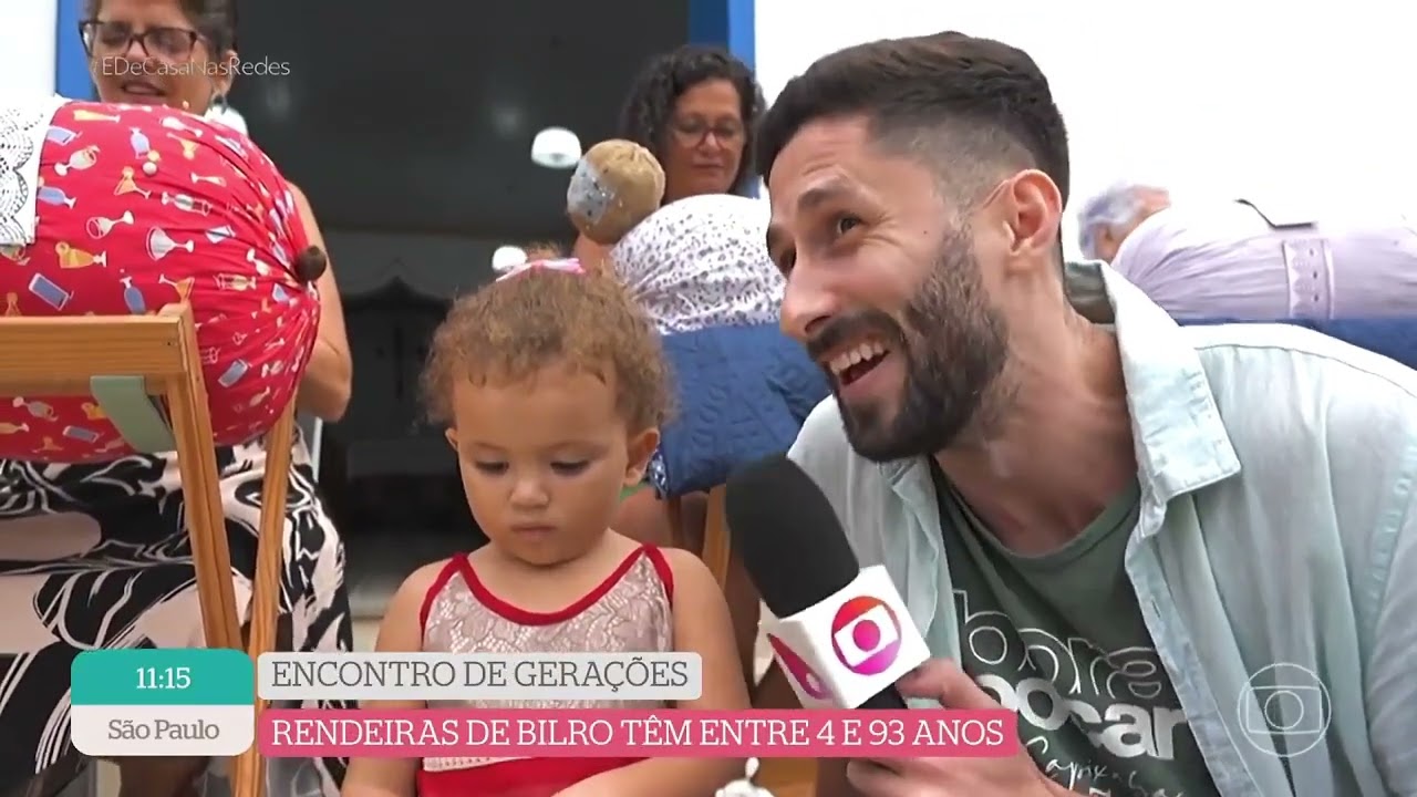 Programa É de Casa - TV Globo - Rendeiras de Bilro da Barra do Jucu