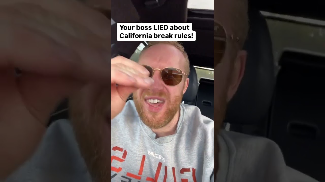 California Lunch Break Law Explained #business #california #losangeles