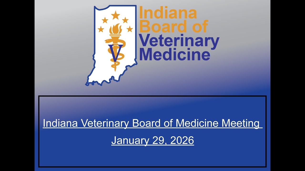 Board of Veterinary Medicine Quarterly Meeting: Jan 2026
