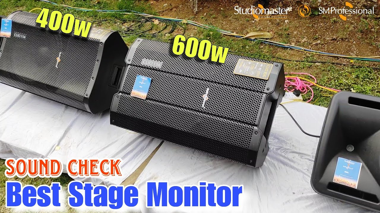 Studiomaster Stage Monitor CLIO 154 & 156 Review & Live Sound Check #Price_in_DescriptionDJSURAJSP