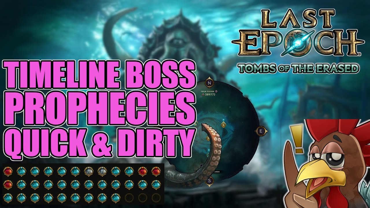 Boss Prophecies Quick And Dirty [Last Epoch 1.2]