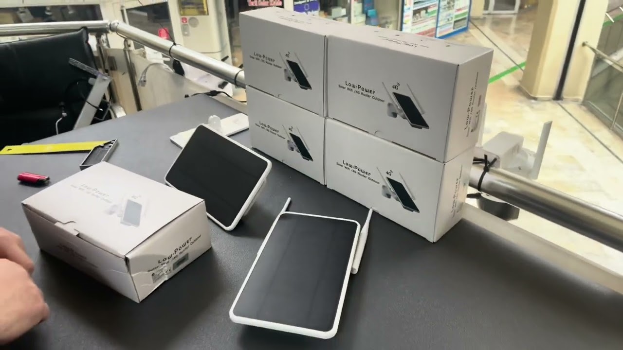 4g solar güneş panelli wifi modem