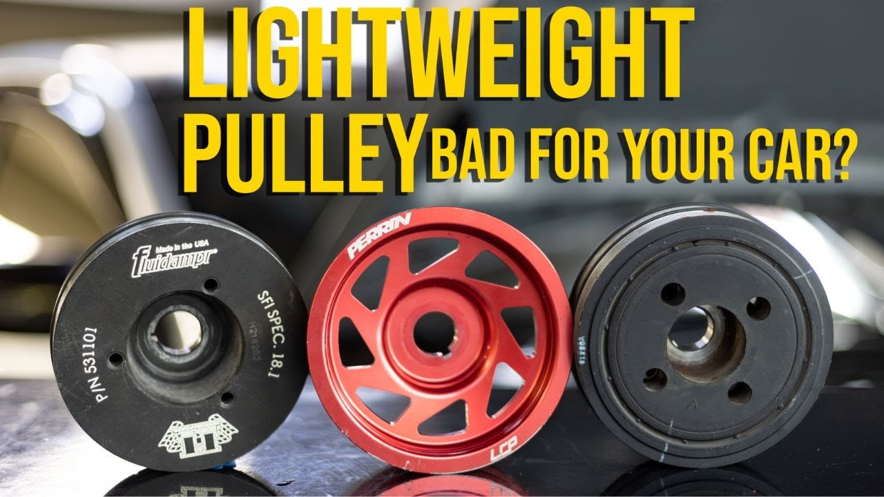 Which is Better: A Lightweight Crank Pulley or a Crank Pulley Damper?