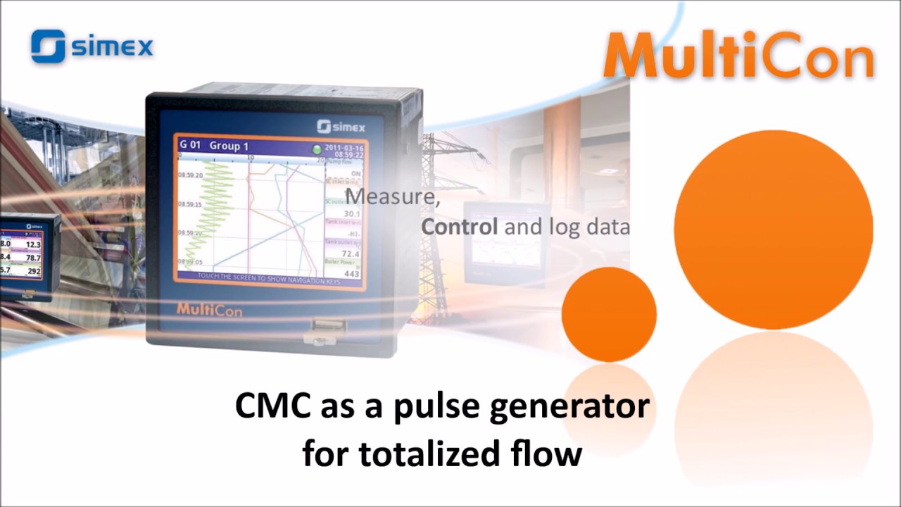 MultiCon CMC Application – CMC as a pulse generator for totalized flow