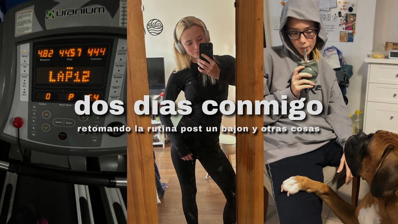 dos dias conmigo | retomando la rutina, charlas y otras cosas